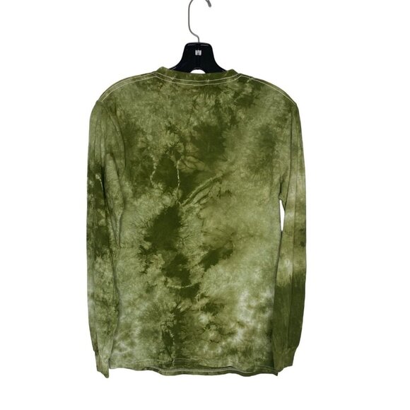 POPULAR POISON MEN'S SAINT OR SINNER TIE DYED LONG SLEEVE TEE SHIRT SZ S - Picture 2 of 4